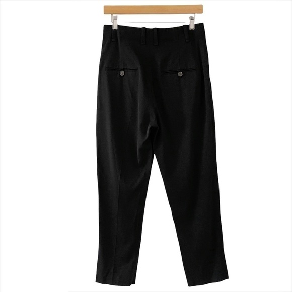 Vince Carrot Shape Coastal Black Trouser Pants 2 - Picture 6 of 12